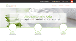 Desktop Screenshot of cosmetolab.ch